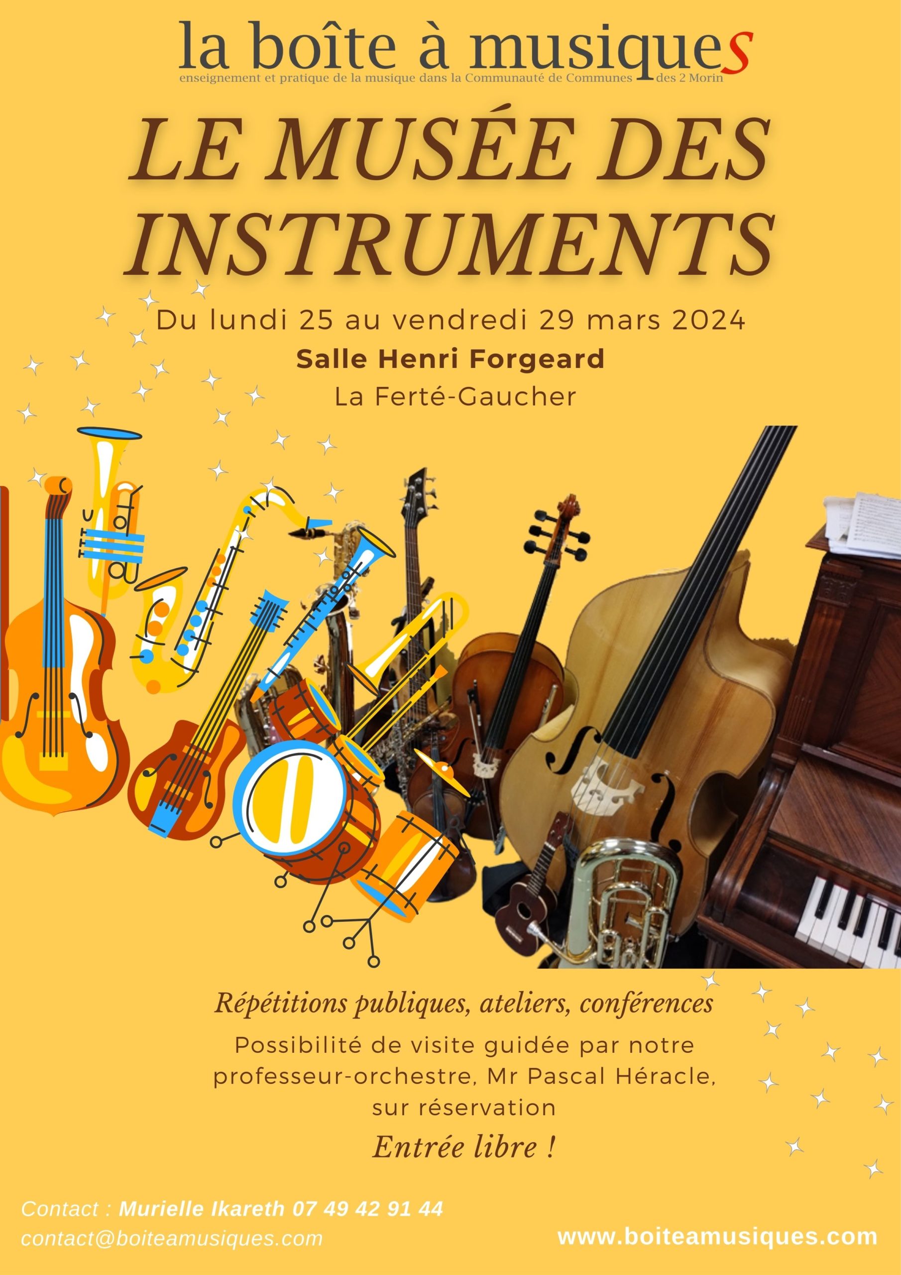 Le musée des instruments @ Salle Forgeard