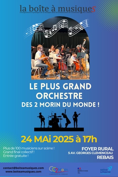 Le plus grand orchestres des 2 Morin du monde, saison 3 @ Foyer rural