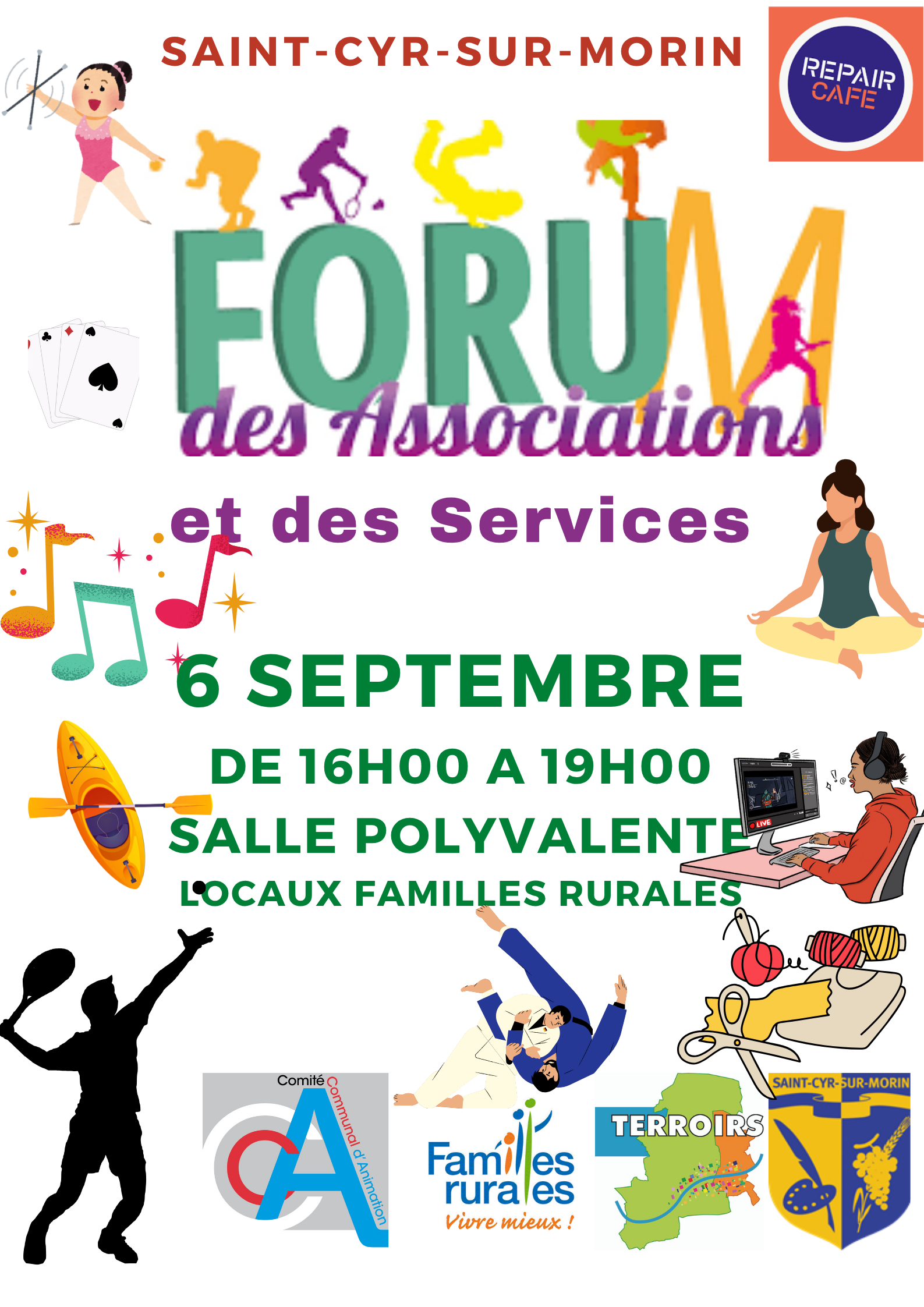Forum des associations- St-Cyr-sur-Morin